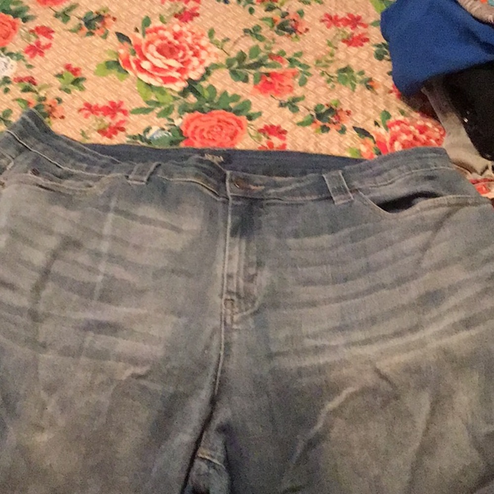 New pair of Reba jeans with fringed legs